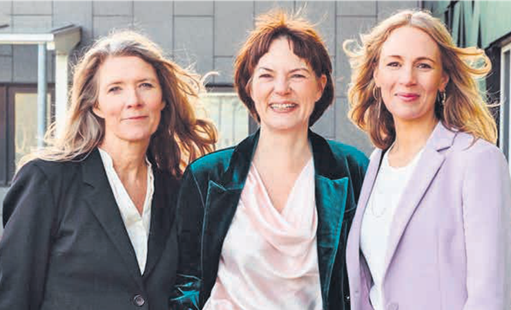 Anne Thomas Laila Kildesgaard og Lea Wermelin holder grundlovstaler